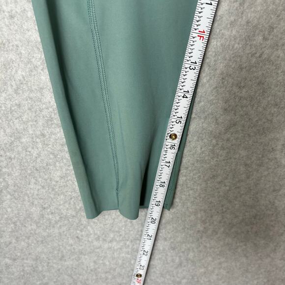 CRZ Yoga Leggings Womens Small Green Sports Capris Pockets Active Lounge READ - Picture 6 of 14